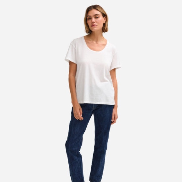 MATE THE LABEL ORGANIC COTTON CLASSIC U NECK T SHIRT HEATHER GREY XL - Picture 3 of 3